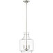 Mahannah 3 Light 11 inch Brushed Nickel Indoor Pendant Ceiling Light